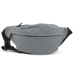 Riñonera de RPET con correa ajustable y doble accesibilidad color gris segunda vista