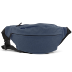 Riñonera de RPET con correa ajustable y doble accesibilidad color azul oscuro segunda vista