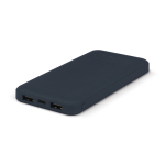 Batería externa de plástico reciclado compacta 10.000mAh color azul oscuro