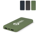 Batería externa de plástico reciclado compacta 10.000mAh