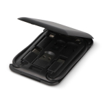 Kit viajero varios conectores USB y doble uso como soporte de móvil color negro
