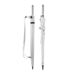 Paraguas grande con diseño cuadrado y a prueba de viento Ø121 color blanco cuarta vista