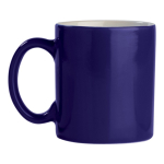 Taza de cerámica en varios colores con capacidad de 300ml color azul oscuro segunda vista