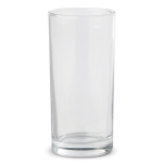 Vaso de vidrio apto para lavavajillas con capacidad de 270ml color transparente