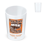 Vaso reutilizable de plástico de caña de azúcar hecho en Europa 250ml