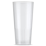 Vaso reutilizable fabricado en Europa ideal para festival 500ml color transparente segunda vista