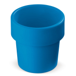 Vasos para café apilable hechos de caña de azúcar en EU 240ml color azul