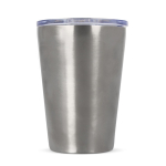 Vaso termo de doble pared con interior de cerámica 300ml color plateado quinta vista