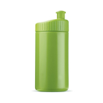 Bidón deportivo de plástico libre de BPA y 100% antigoteo 500ml color verde lima
