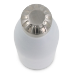 Botella de acero inoxidable de doble pared hermética 750ml color blanco cuarta vista