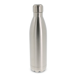 Botella de acero inoxidable de doble pared hermética 750ml color plateado