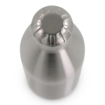 Botella de acero inoxidable de doble pared hermética 1000ml color plateado cuarta vista