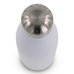 Botella acero inoxidable termo doble pared a todo color 500ml color blanco cuarta vista