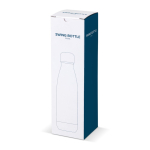 Botella acero inoxidable termo doble pared a todo color 500ml color blanco sexta vista