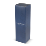 Botella hermética de acero inoxidable con asa de transporte 400ml color azul oscuro quinta vista