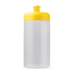 Bidón deportivo de bioplástico y libre de BPA hecho en EU 500ml color amarillo transparente