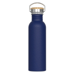 Botella de acero inoxidable antigoteo con recubrimiento de polvo 750ml color azul oscuro