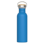 Botella de acero inoxidable antigoteo con recubrimiento de polvo 750ml color azul claro