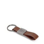 Llavero publicitario de cuero con detalle para personalizar de metal vista principal