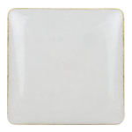 Pin con logotipo, cuadrado de metal dorado 15x15mm color dorado segunda vista