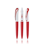 Bolígrafo estilo cisne de plástico en varios colores tinta negra