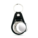 Llavero personalizable con ficha interior para carro de la compra color negro vista 11