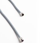 Cordón para llevar el móvil de RPET con pieza regulable color gris claro