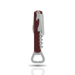 Sacacorchos personalizados con abrebotellas para regalar Chef color burdeos