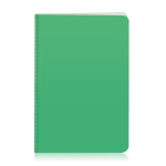 Cuaderno personalizado de colores llamativos A5 hojas lisas University color verde pistacho