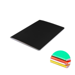 Cuaderno de cartón de colores con lomo cosido A6 hojas lisas color negro