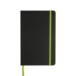 Libreta de cuero sintético con tapa para grabar a láser A5 hojas lisas color verde claro