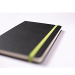 Libreta de cuero sintético con tapa para grabar a láser A5 hojas lisas color verde claro