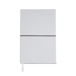 Libreta de piel reciclada y elástico horizontal A5 hojas punteadas