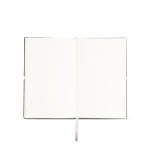 Libreta de piel reciclada y elástico horizontal A5 hojas punteadas