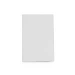 Libreta sostenible hecha de papel piedra A5 hojas lisas color blanco