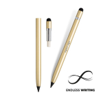 Lápiz infinito con punta de carbono y puntero táctil con goma