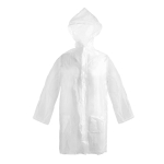 Impermeable transparente para niños con funda y gorro incluidos color translúcido