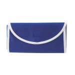 Bolsa plegable de non-woven con cierre de velcro 80 g/m2 color azul marino vista de impresión