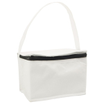 Bolsa térmica clásica con espacio para seis latas 80 g/m2 color blanco
