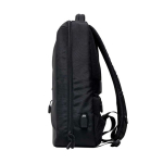 Mochila antirrobo de poliéster con reflectantes para PC 15,6'' color negro