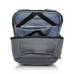 Mochila antirrobo de nylon para PC con bolsillo trasero 15,6'' color gris oscuro