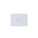 Carpeta transparente de plástico con cremallera para documentos A5 color transparente