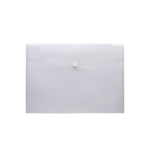 Carpeta portadocumentos con cierre de botón para hojas A4 color transparente vista de impresión