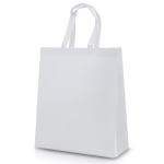 Bolsa de non-woven con efecto mate y alta resistencia 110 g/m2 color blanco