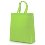 Bolsa de non-woven con efecto mate y alta resistencia 110 g/m2 color verde claro