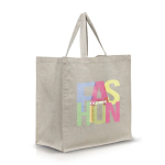 Bolsa de algodón reciclado multiusos resistente de 180 g/m2 color beige