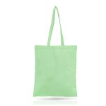 Bolsa personalizada de algodón reciclado 140 g/m2 Reciclo Colors color verde pistacho