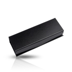 Set de bolígrafo y portaminas con detalles de metal tinta azul vista en caja