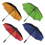 Paraguas automático con mango de madera y 16 paneles Ø120