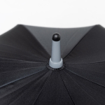 Paraguas personalizados pongee 190T elegantes detalles a color Ø122 color gris claro